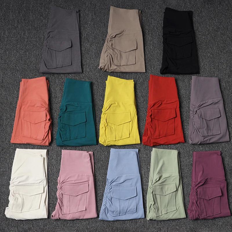 Summit Leggings Pocket Sexy Naked Feeling  Fitness Sports Pants