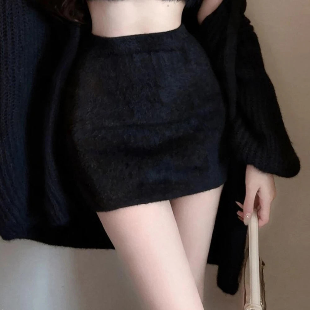 Lucero Long Sleeve Furry Inner Two Piece Sets