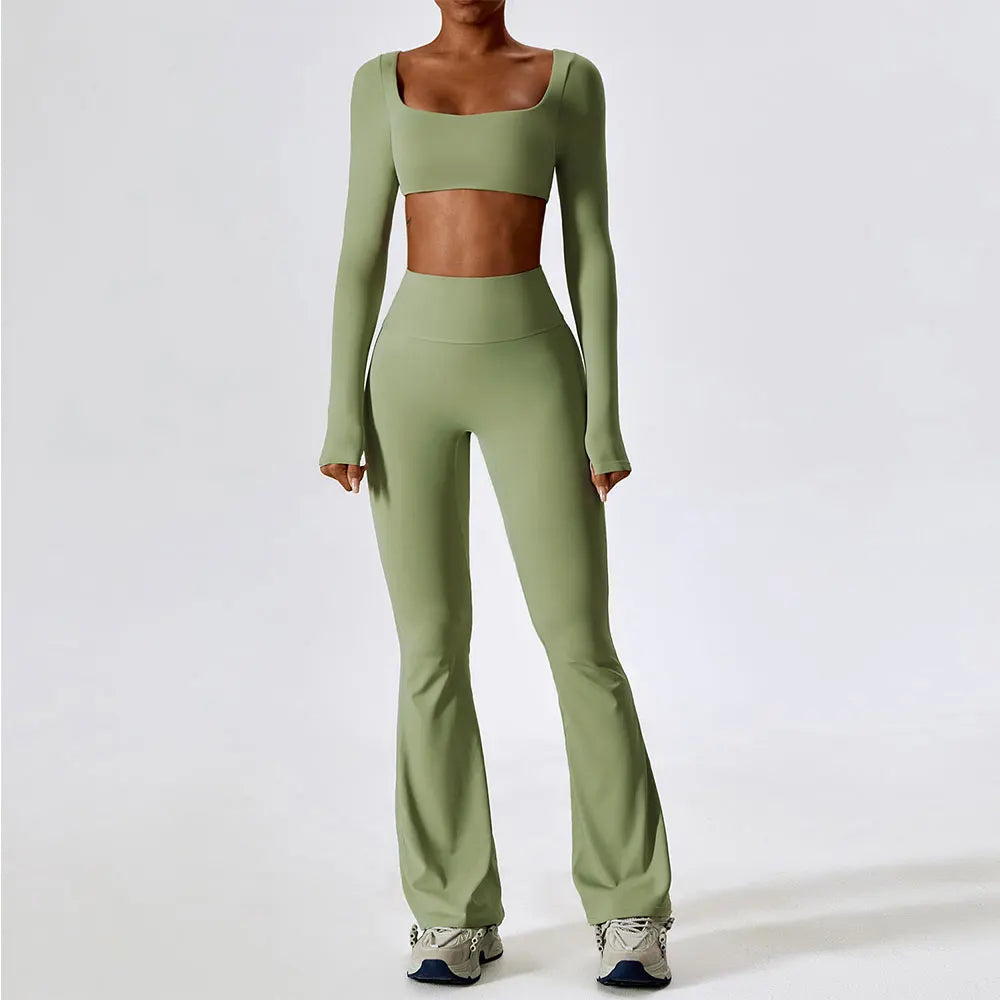 Jailyn Seamless Sportswear Workout Two Piece Sets