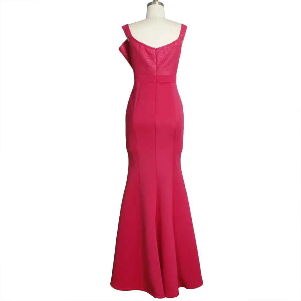 Hamilton Designers Beaded Off Shoulder Mermaid Skinny Floor Length Maxi Dress