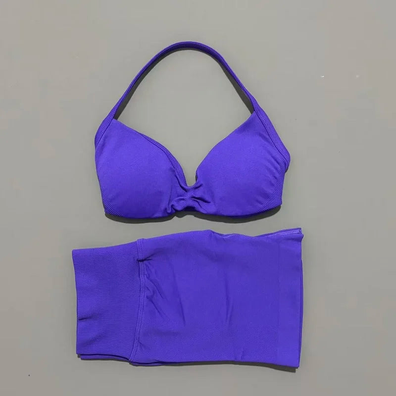 Dylan Sports Strappy Seamless Two Piece Sets