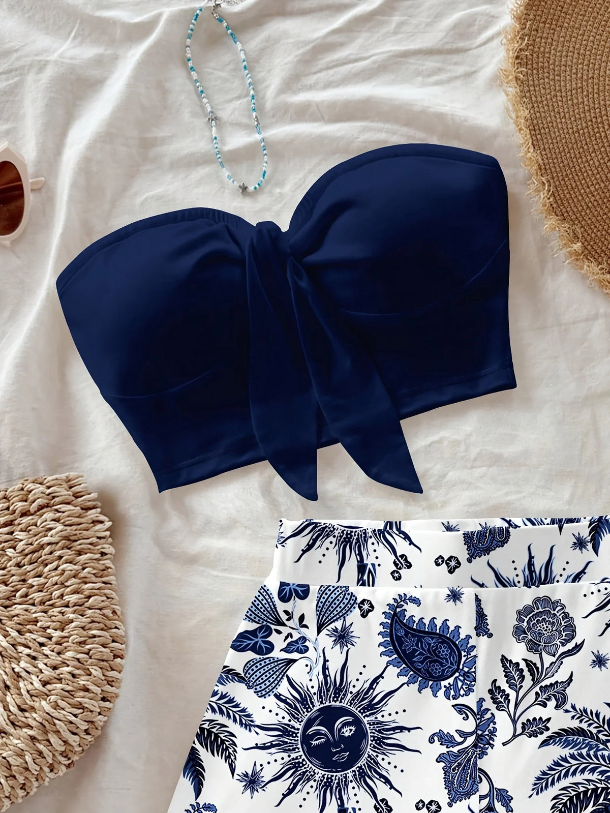 Naomi Coconut God Cashew Print Two Piece Sets