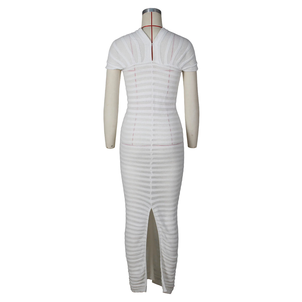 Hondura Slim Fashion Sleeve Bandage Party Elegant Dress