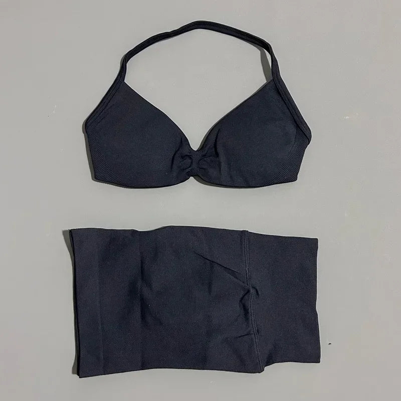 Dylan Sports Strappy Seamless Two Piece Sets