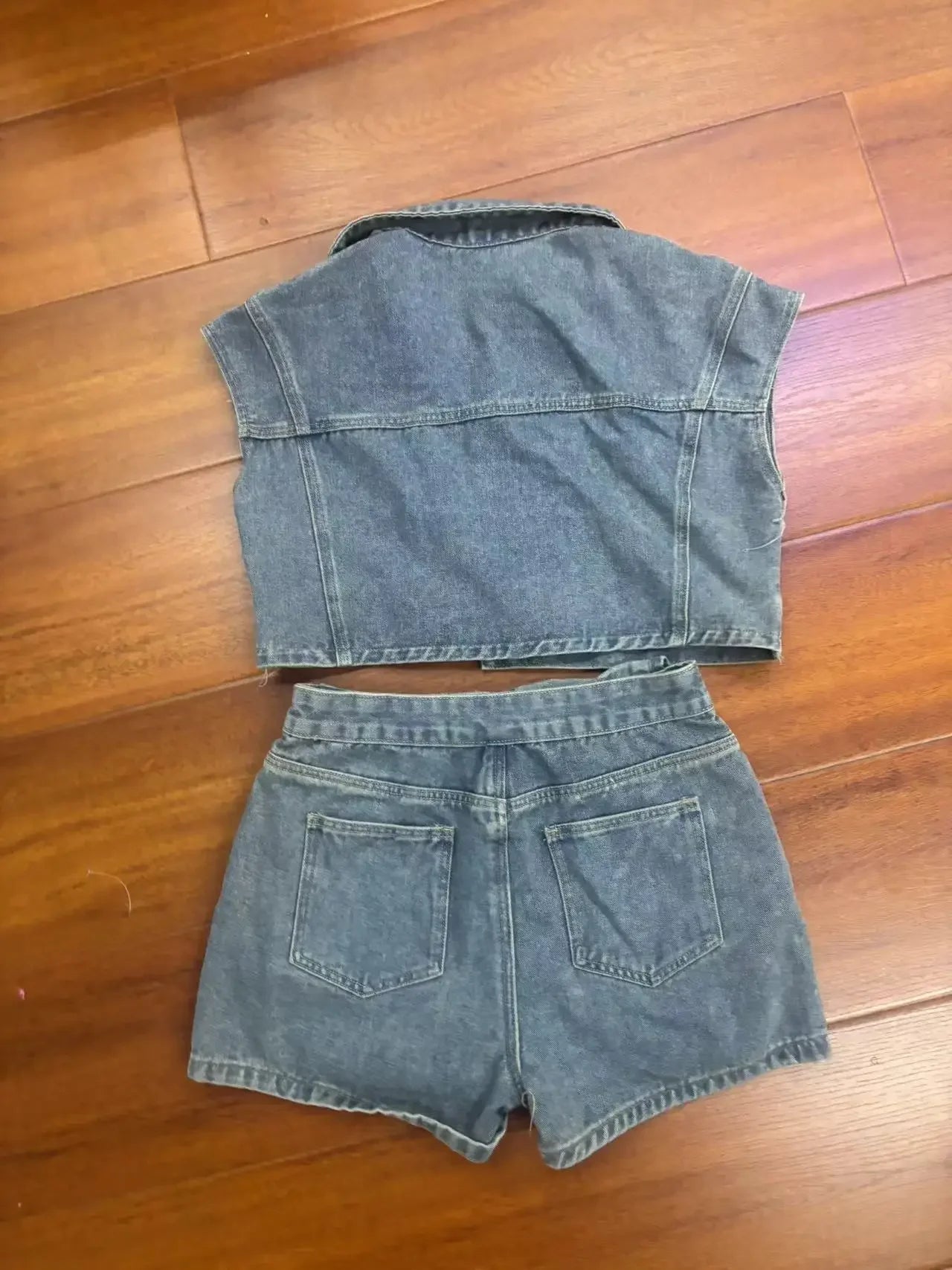 Toronto Sleeveless Cotton High Quality Two Piece Sets Outfits Tracksuit