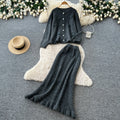 Maria Elegant High Waist Two-Piece Sets