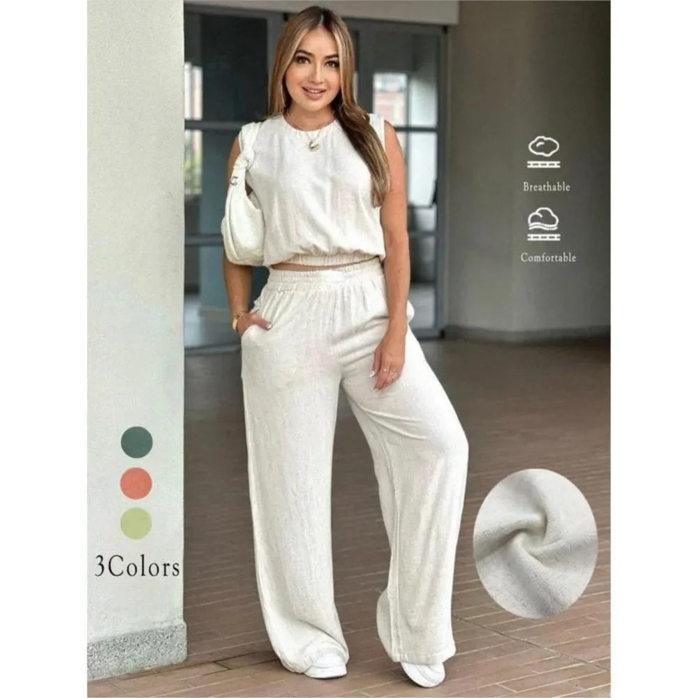 Samantha Fashion Ultra Cute Trousers 2 Piece Set