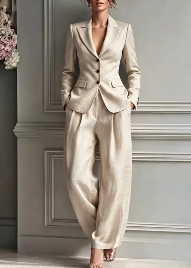 Samantha Slim Temperament Female Two Piece Sets
