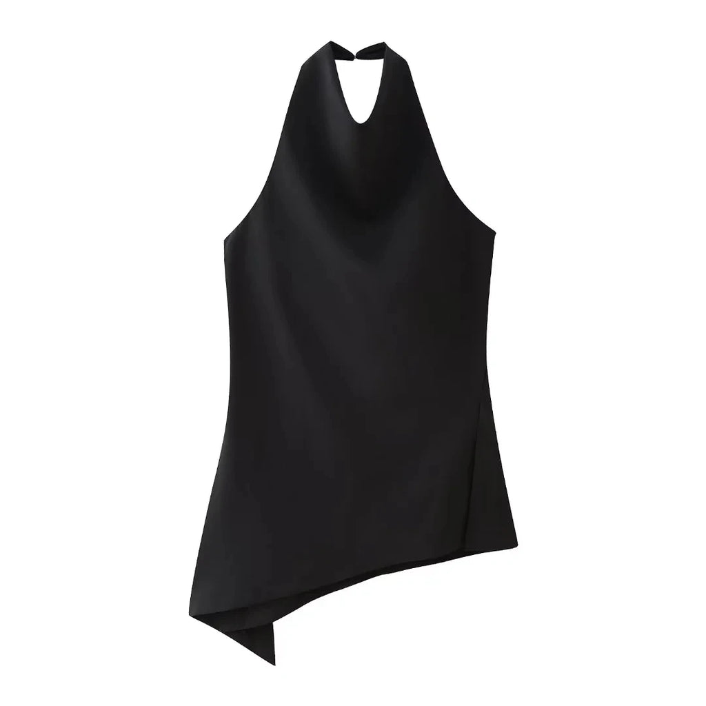 Tamara Solid Sexy Backless Two Piece Sets