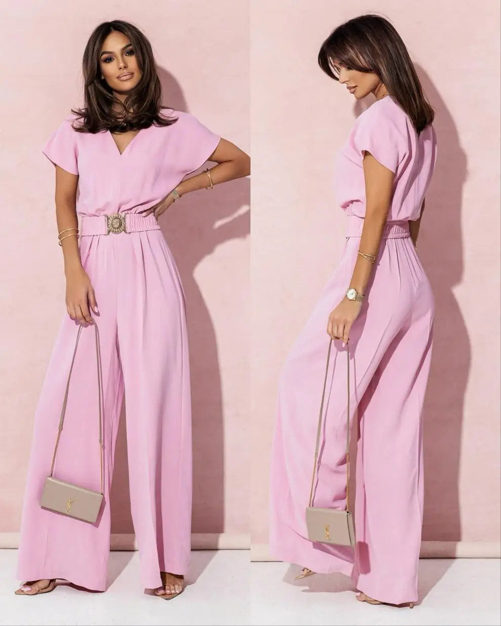 Jumpsuits women 2026 rompers new summer solid color jumpsuits women's clothing