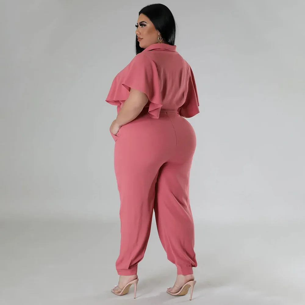 Marcela Elegant Loose Tracksuit Two Piece Set