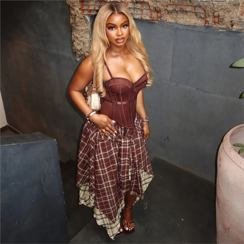Lola Hot Girl Style Personality Matching Sets Two Piece Sets