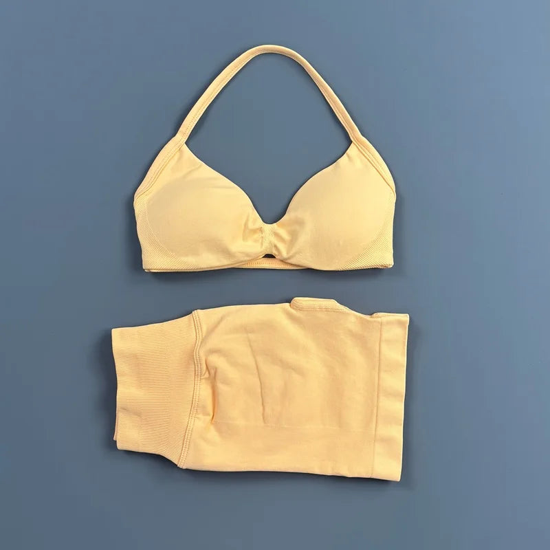 Dylan Sports Strappy Seamless Two Piece Sets