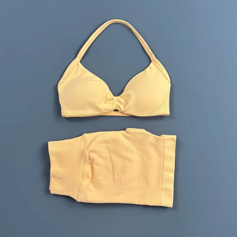 Dylan Sports Strappy Seamless Two Piece Sets