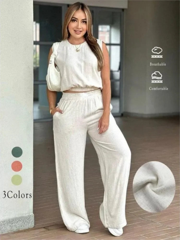 Samantha Fashion Ultra Cute Trousers 2 Piece Set