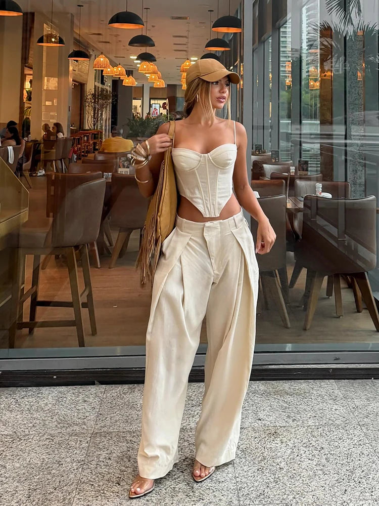 Paola Spring Casual Women Outfit Two Piece Sets