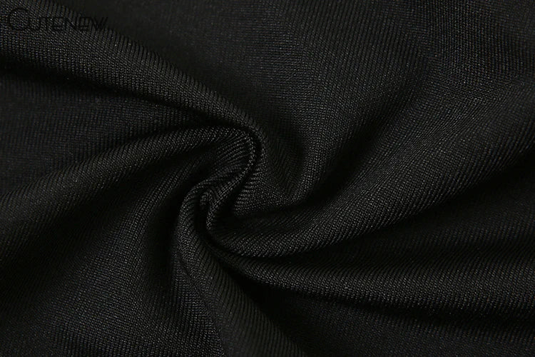 Gloversville Off-Shoulder Shiny Crop Casual Strapless Halter Streetwear Top