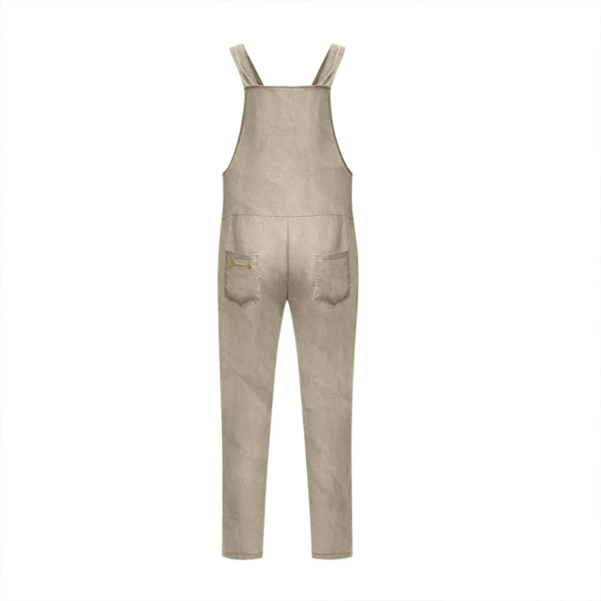 Women Plus Size Overalls Jumpsuits Casual Solid Loose Dungarees Retro Fashion