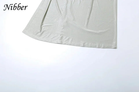Adams Irregular Hollow Ruched Diagonal Collar Shorts Sleeve Waistless Slits Street Dress