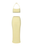 Deborah Sexy Strapless Tube Two Piece Sets
