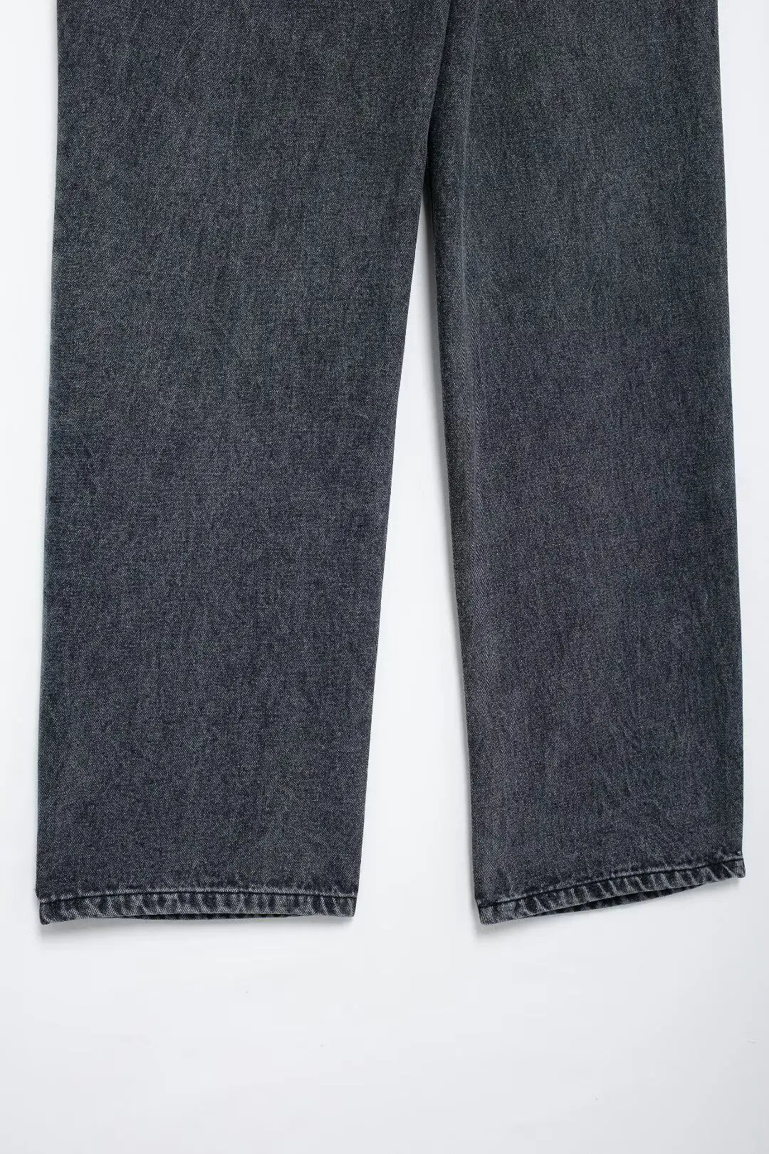 Jeans For Women 2024 Denim Solid Loose Zipper Fly Female Hole Trouser