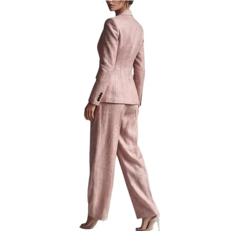 Samantha Slim Temperament Female Two Piece Sets