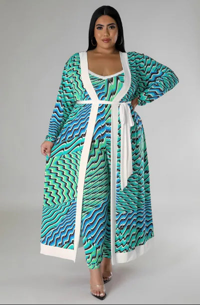 Wendy Plus Size Outfits Slip Sexy Two Piece Sets