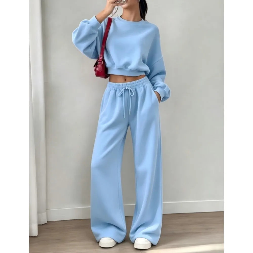 Elvira Fashion Super Short Long Sleeve Two Piece Sets