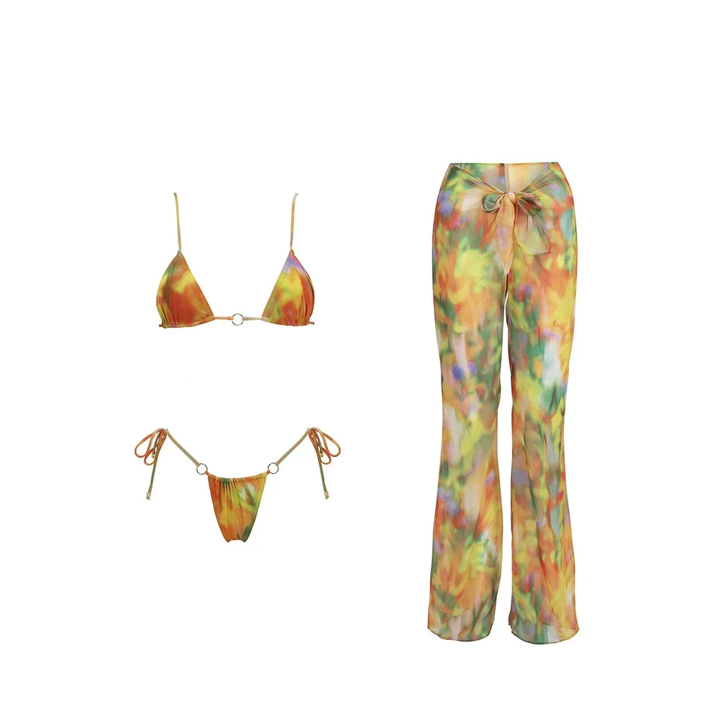 Taunton Push Up Beachwear Swimming Bathing Set