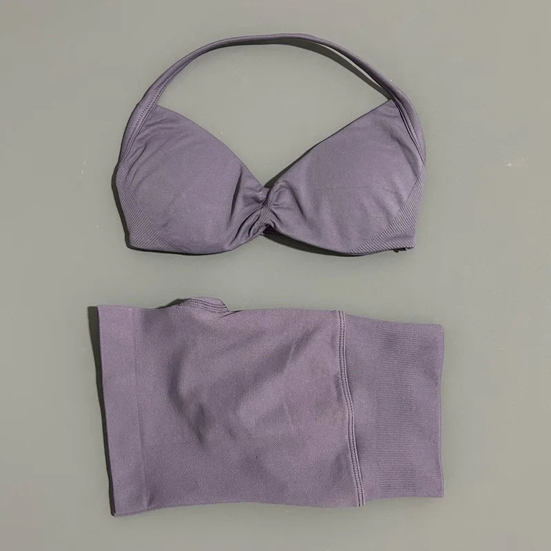 Dylan Sports Strappy Seamless Two Piece Sets