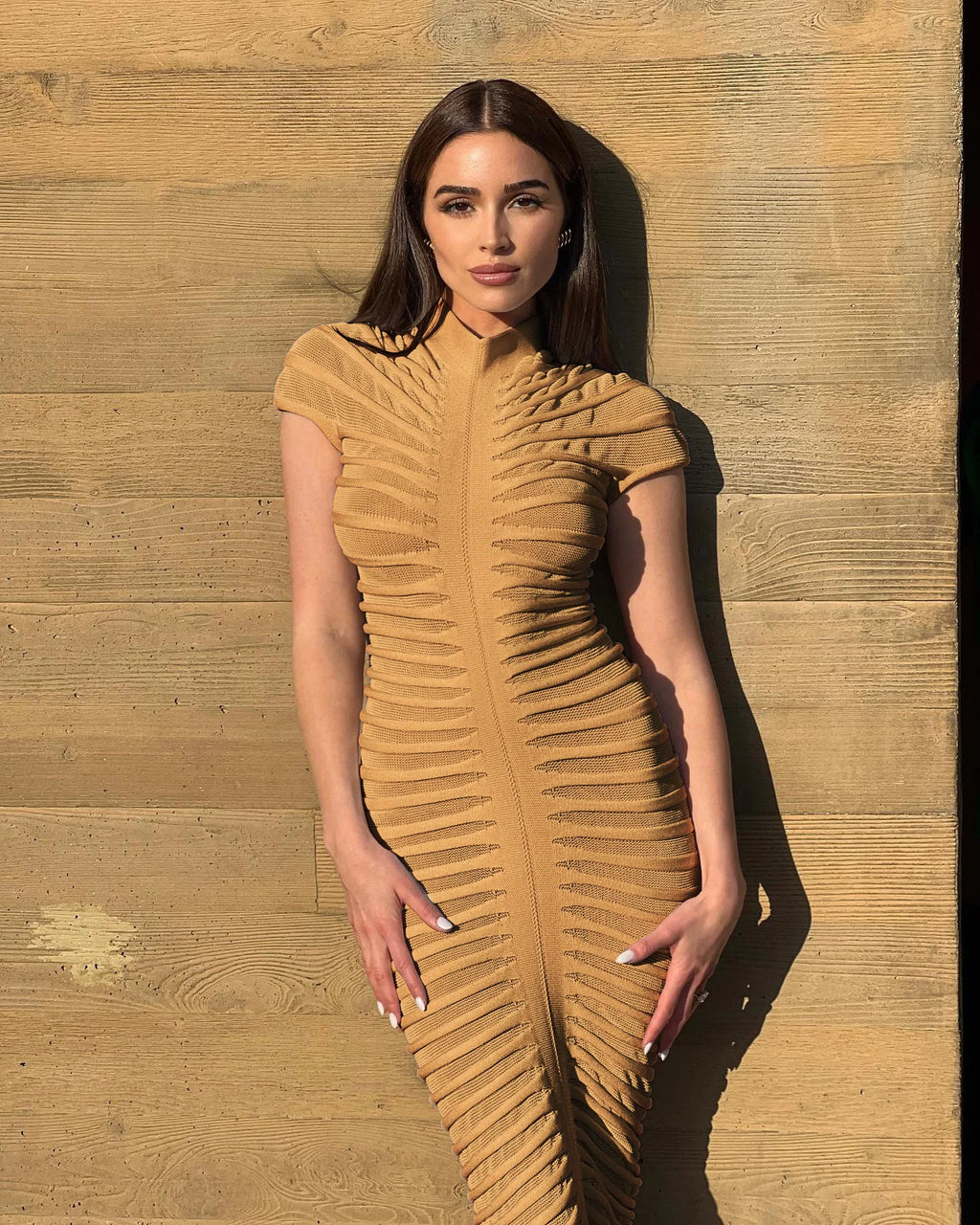 Hondura Slim Fashion Sleeve Bandage Party Elegant Dress