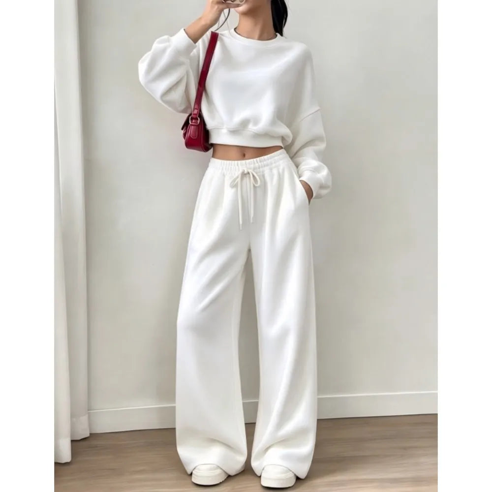 Elvira Fashion Super Short Long Sleeve Two Piece Sets