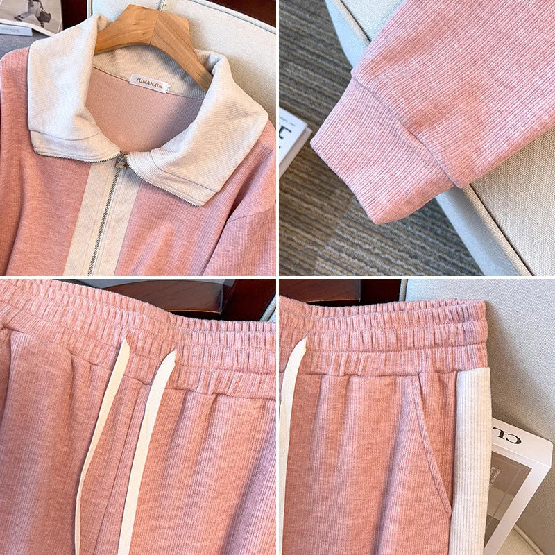 Marta Plus Size Fashion Casual Two Piece Sets