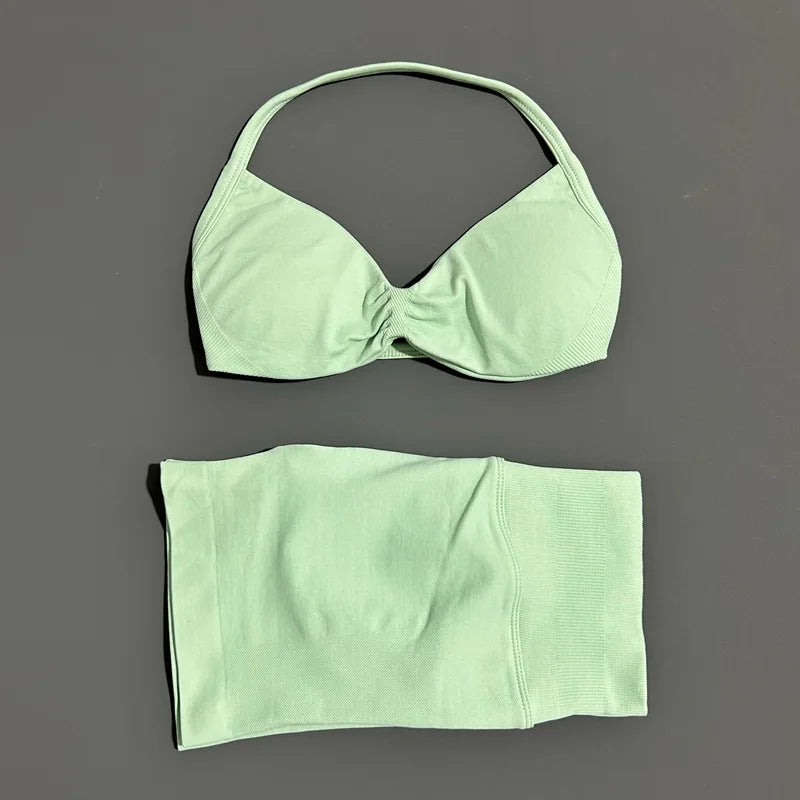 Dylan Sports Strappy Seamless Two Piece Sets