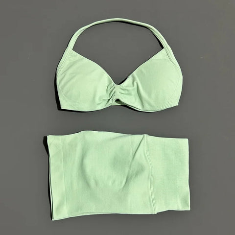 Dylan Sports Strappy Seamless Two Piece Sets