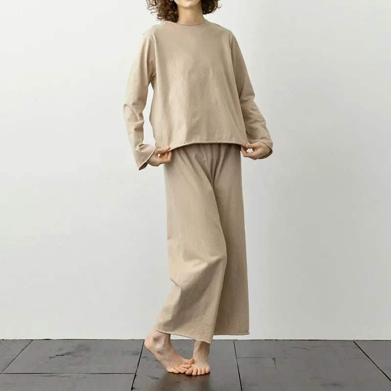 Karina Casual Homewear Long-Sleeved Two Piece Sets