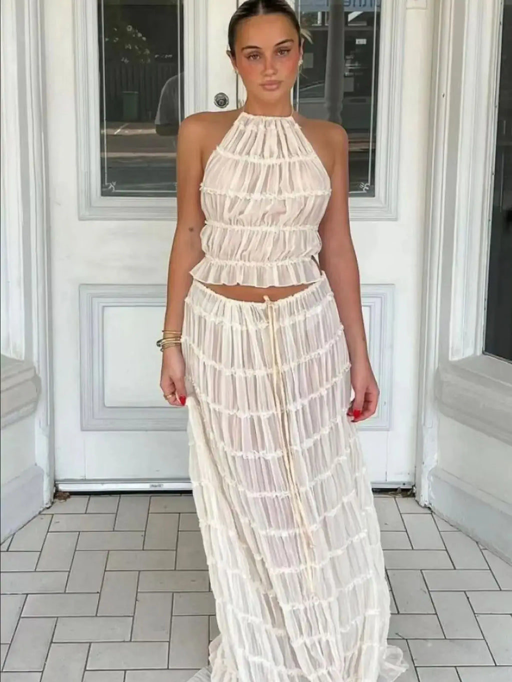 Ana Fashion New Summer Female Two Piece Sets