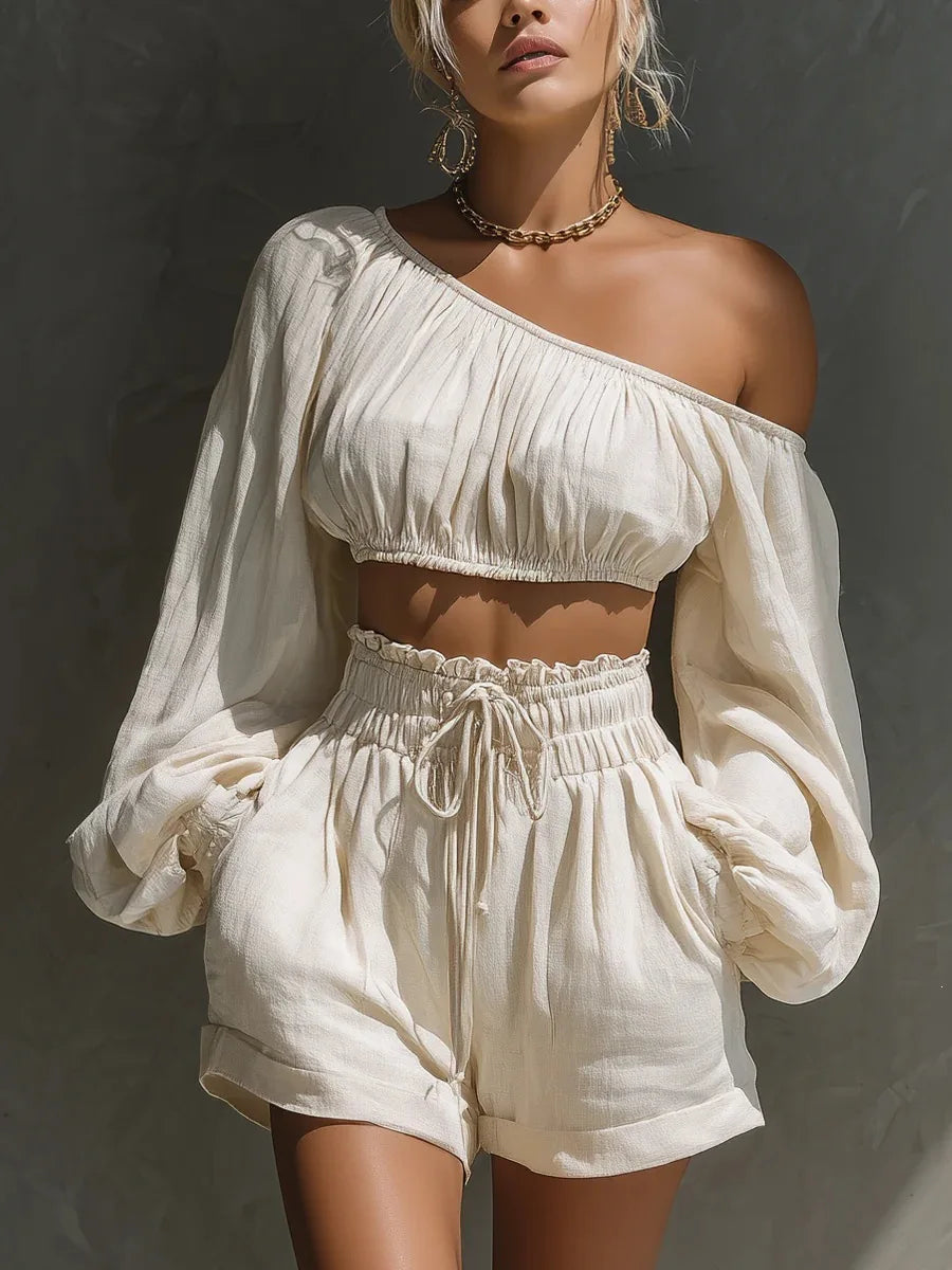 Franchesca Summer Casual Women Two Piece Sets