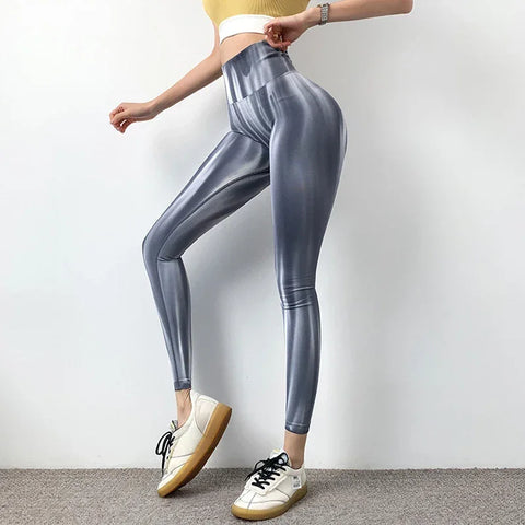Livington Tie Dye Seamless Leggings Scrunch Fitness High Waist Athletic Yoga Pants