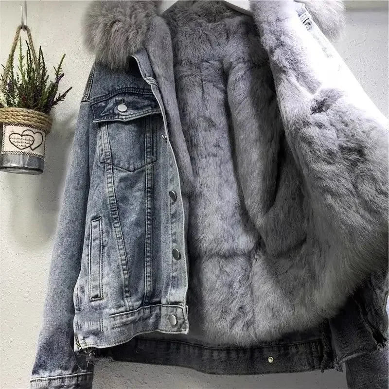 Hazleton Casual Hooded Long-sleeved Fashion Loose Pocket Jacket