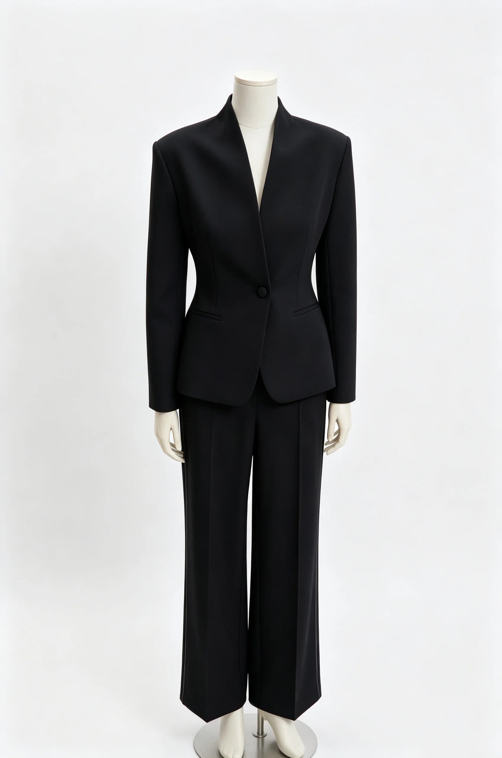 Sarah Women Single Button Fitted Two Piece Sets