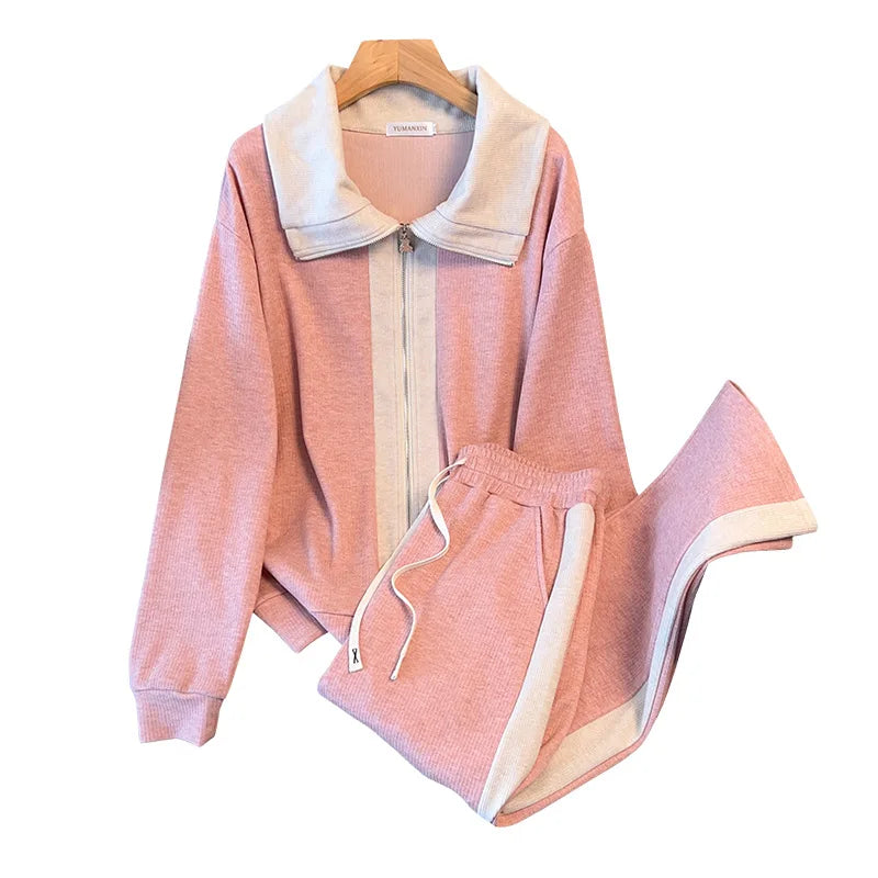 Marta Plus Size Fashion Casual Two Piece Sets