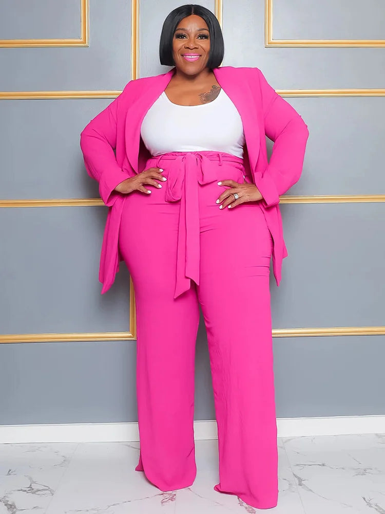 Esther Plus Size Women Clothing Two Piece Sets