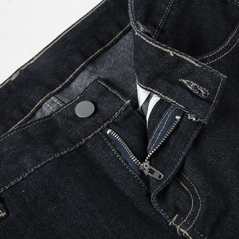 Women's Slim Fit Flared Jeans Y2K Vintage Low Rise Stretch Denim Pants