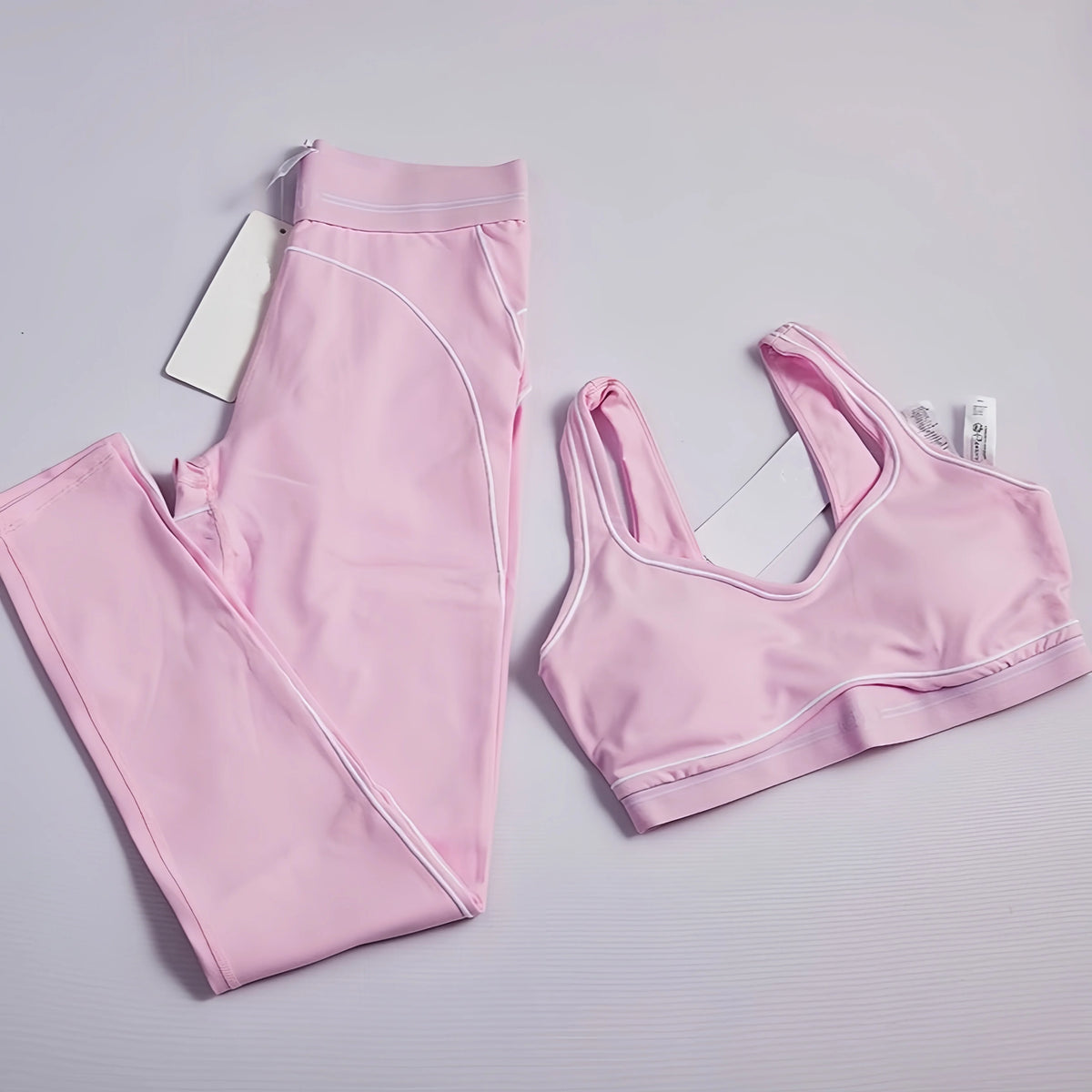 Lia Fabric Sports Comfortable Two-piece Sets