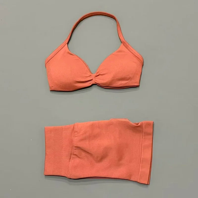 Dylan Sports Strappy Seamless Two Piece Sets