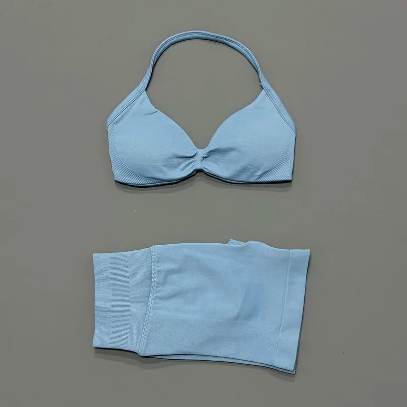 Dylan Sports Strappy Seamless Two Piece Sets