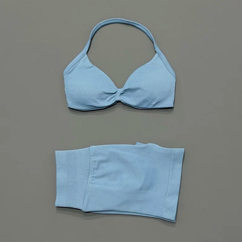Dylan Sports Strappy Seamless Two Piece Sets