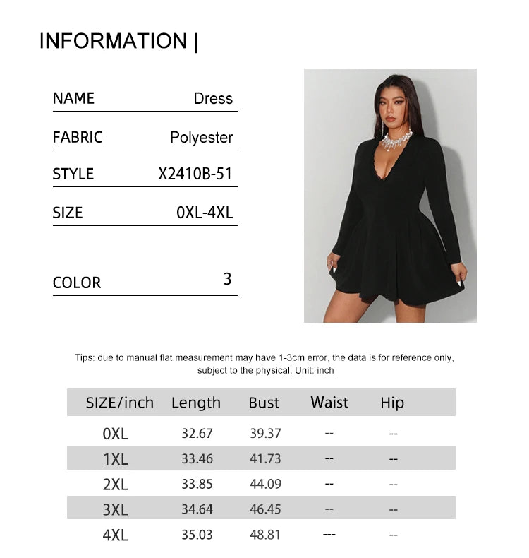 Denver Plus Size Lace Sexy Elegant Gown Party Outerwear Mini Dress