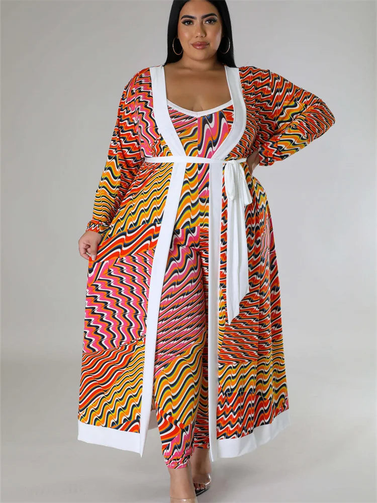 Wendy Plus Size Outfits Slip Sexy Two Piece Sets
